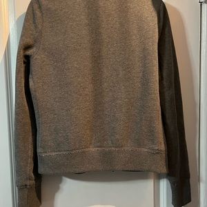 Gray sweater really warm and cozy